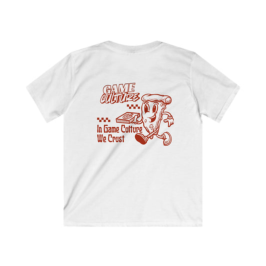 In Game Culture We Crust Kids Softstyle Tee