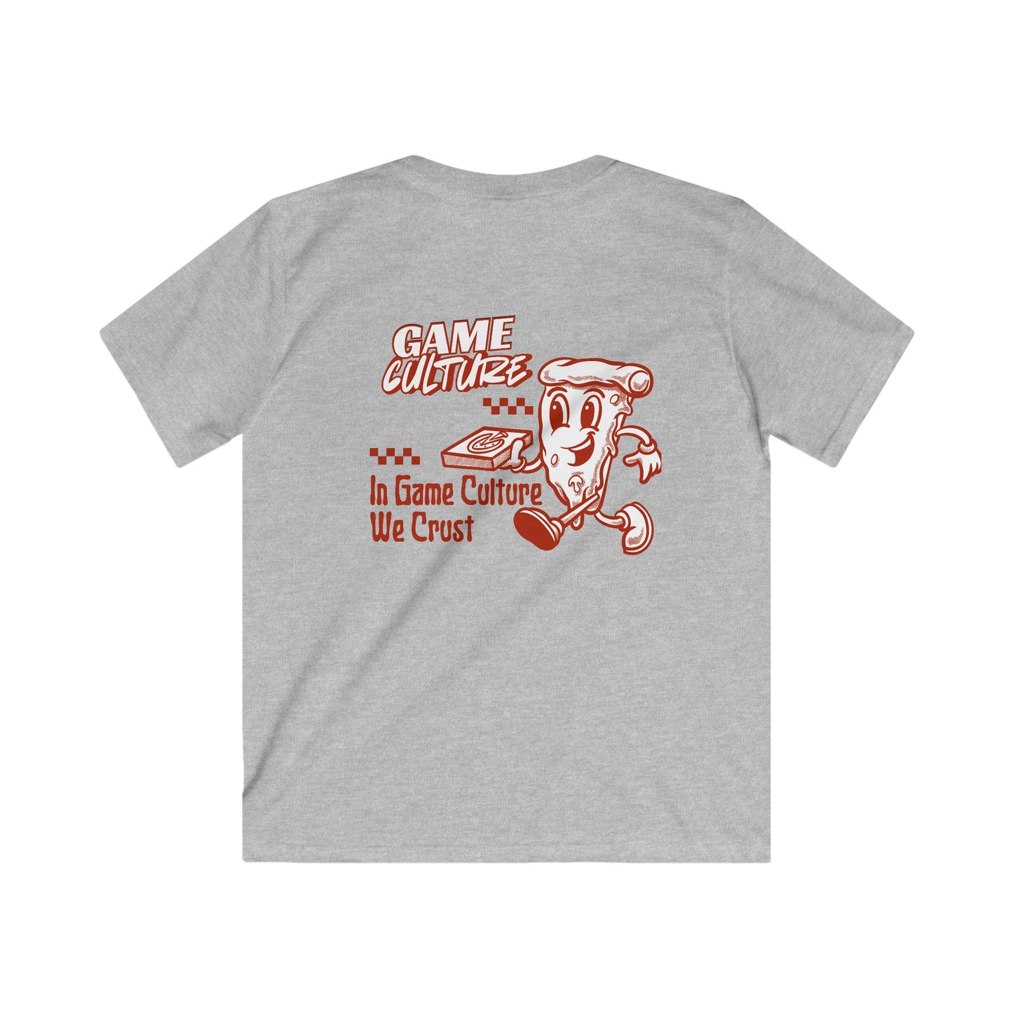 In Game Culture We Crust Kids Softstyle Tee